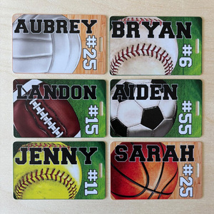 Etiqueta de Equipaje Personalizada de PVC con Diseño de Balón de Fútbol para Jugadores y Equipos - Product Image 3