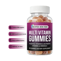 Produit phare 2023 : Gummies vitaminés à prix fabricant avec marque privée pour suppléments de santé végétaliens