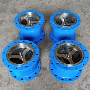 Clapet <span class=keywords><strong>anti</strong></span>-<span class=keywords><strong>retour</strong></span> silencieux <span class=keywords><strong>anti</strong></span>-coup de moulin, à brides, pour installation verticale ou horizontale - Product Image 5