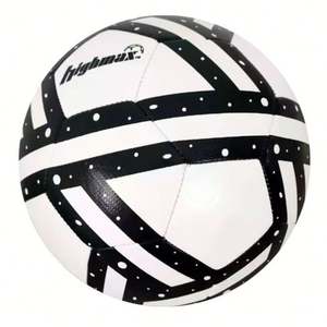 Ballon de football en PVC personnalisé taille 5 - Logo imprimé, ballon d'entraînement pour club et promotion - Product Image 2