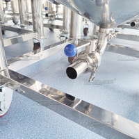 Haute qualité 500L cosmétique en acier inoxydable réservoir conteneur détergent shampooing réservoir de stockage
