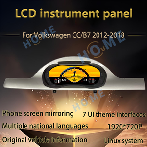Tachimetro LCD cruscotto digitale quadro strumenti virtuale CockPit per Volkswagen VW Passat CC B7 2012-navigazione 2018 - Product Image 3