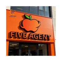 Letrero Luminoso LED Personalizado para Negocios, Tiendas y Exteriores, Letrero Comercial con Logotipo, Letrero LED con Canal de Luz Frontal 3D, Letrero Iluminado