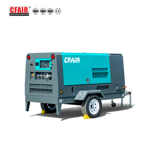 CFAIR 460CFM COMPRESSEUR D'AIR À VIS PORTABLE DIESEL 10.5BAR AVEC APRÈS REFROIDISSEUR pour JACKHAMMER SABLASTING <span class=keywords><strong>LOCATION</strong></span> FORAGE MINIER - Product Image 1