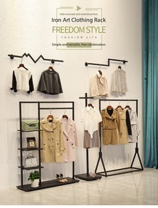 Espositore per Abbigliamento Indipendente Multilivello con Vano Laterale, Vendita Diretta dalla Fabbrica, Ideale per Boutique - Product Image 3