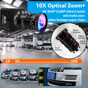 Caméra mini USB3.0 ELP haute vitesse 4K 60FPS, objectif varifocal CS 5-50mm, zoom 10X, capteur large 1/1.8 IMX678, webcam 4K pour ordinateur portable PC - Product Image 3