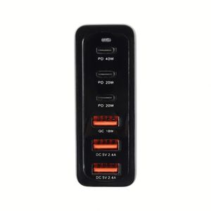 120W USB C <b>Charging</b> Station Phone Fast Charger 6-Port USB C Power <b>Adapter</b> for All Phones for Laptop - Product Image 4