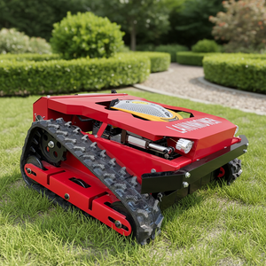 Gasoline <b>Powered</b> Remote Control Diesel Crawler Mower with 4WD Tracked Drive for Steep Hillside <b>Brush</b> Cutting and Slope - Product Image 4
