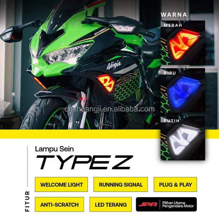 【レア4枚セット】Lamp JPA Motorcycle Accessories - LED Signal Lights for Kawasaki