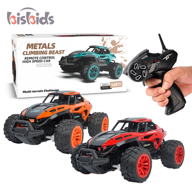 4x4 Off-road Alloy Vehicles Remote Control Motors High Speed RC Car Buggy 2.4GHz 1:18 Alloy Climbing High-speed Car