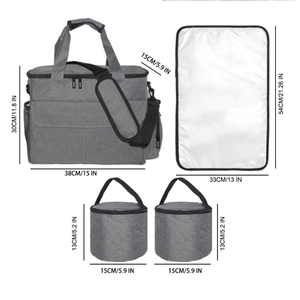 Công Suất Lớn Có Thể Gập Lại Cat Dog Snack Ba Lô Du Lịch Lưu Trữ Túi Cho Vật Nuôi Dây Kéo Vải Chất Liệu Nylon Phong Cách Thiết Kế Ngoài Trời - Product Image 5