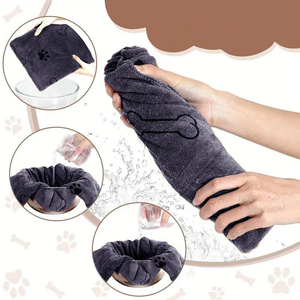Telo da bagno per animali domestici più venduto-asciugatura rapida altamente assorbente spesso ed extra Large - Product Image 3