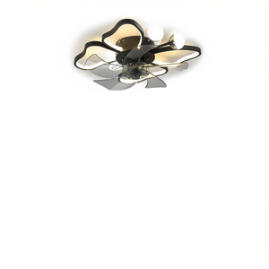 Modern <b>Butterfly</b> Design LED Ceiling Fan <b>Light</b> 19.7 Inch Remote Control Dimmable DC Motor Bedroom Living Room Black - Product Image 1