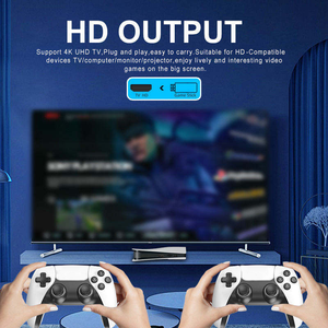 Compact RS5 Retro <strong>Gaming</strong> <strong>Box</strong>, 4K Display, 30000+ Games &amp; Wireless Controller - Product Image 3