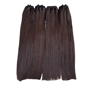 Extensions de cheveux humains vierges vietnamiens couleur naturelle, lisses comme des baguettes, à pointe adhésive, 100 % cheveux humains vierges, prix de gros - Product Image 3