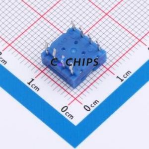RS8030H Rotary Switch Through hole Component (THT)-8P,9.9x9.9mm Switch - Product Image 2