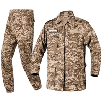 Ensemble uniforme tactique DBU camouflage numérique désertique ACU unisexe en polyester et coton indéchirable, durable, multi-poches, détectable par les systèmes de détection par aiguille
