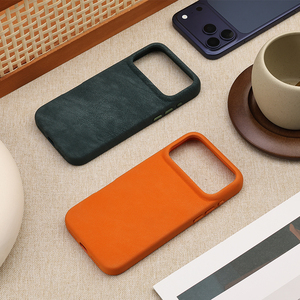 Funda de Teléfono ZENOS de Cuero PU de Color Sólido Personalizada, Hecha a Mano, de Alta Gama, con Protección 360 y Decoración Interna, Estilo Ejecutivo - Product Image 2