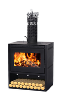 Poêle à granulés de bois brûleur poêle de chauffage automatique à économie d'énergie petit chauffage à granulés de granulés pour le chauffage commercial résidentiel