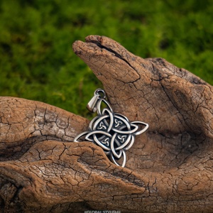 Collar con Colgante de Nudo Celta, Acero Inoxidable, Amuleto Vikingo Vintage, Joyería con Símbolo, Amuleto, Regalo para Hombres y Mujeres - Product Image 3