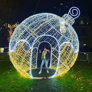 Arche lumineuse à LED personnalisée, protection IP65, décoration intérieure/extérieure pour les célébrations de Noël, éclairage - Product Image 1