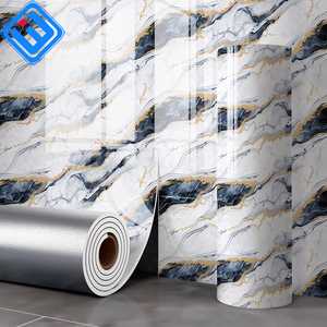 Autocollant mural <span class=keywords><strong>imitation</strong></span> marbre auto-adhésif, adhésif extra fort, imperméable, revêtement mural pour salle de bain et cuisine - Product Image 6
