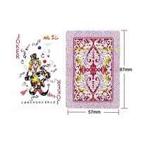 Cartes à Jouer Premium Yaoji Factory Supply pour Jeux Familiaux – Jeu de Poker Finition Brillante en Papier Recyclable à Cœur Bleu Taille Standard