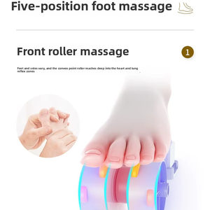 Rodillo eléctrico multifuncional, masajeador de piernas y pies, masaje de articulaciones con calefacción y vibración - Product Image 5