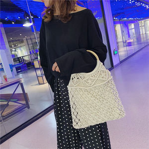 Ins Amazon Chaude <span class=keywords><strong>Macramé</strong></span> Fait Main <span class=keywords><strong>Sac</strong></span> À Main Fourre-Tout <span class=keywords><strong>de</strong></span> Plage <span class=keywords><strong>En</strong></span> Crochet Net <span class=keywords><strong>Sac</strong></span> Modèles <span class=keywords><strong>de</strong></span> conception - Product Image 5