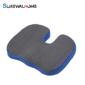 SUREWALHOME Comfort Doctor Coussin de siège en mousse à mémoire de forme recommandé pour chaises de bureau et coussins de siège de voiture pour le soulagement de la douleur au coccyx - Product Image 1