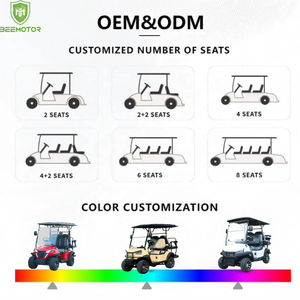 Beemotor 4 Seater Luxury Golf Car <b>72V</b> Lithium <b>Battery</b> for Powerful 5kW Motor Provides High Performance and Speed up to 45 Km/h. - Product Image 6