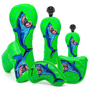 High Quality Golf Headcovers Golf Club Head <b>Covers</b> for Driver Fairway Hybrid Iron Blade Mallet <b>Putter</b> <b>Cover</b> Set - Product Image 1