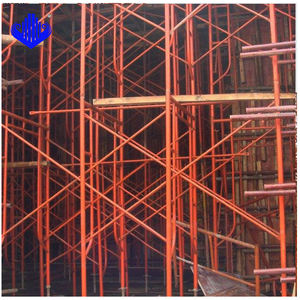 Andamio galvanizado de 1,5 m Plataforma de 1,26 M Acero resistente para proyectos de construcción - Product Image 6