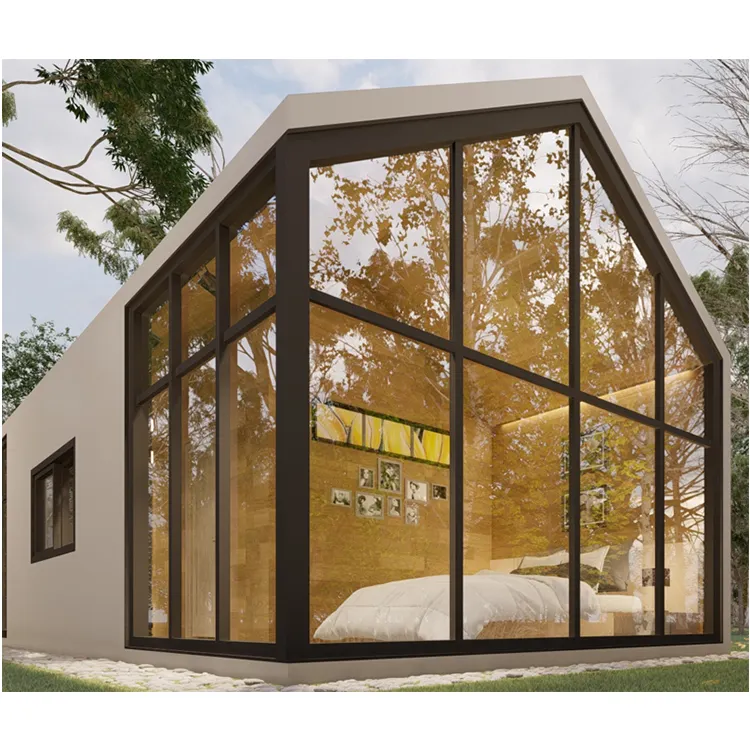 Casa pequeña Modular de madera, casa prefabricada pequeña, hecha en China, gran oferta