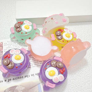 Chien mignon à grandes oreilles qui brille dans le noir, petit <span class=keywords><strong>pot</strong></span> <span class=keywords><strong>de</strong></span> résine DIY, colle crème DIY, coque <span class=keywords><strong>de</strong></span> téléphone, aimant <span class=keywords><strong>de</strong></span> réfrigérateur, pince à cheveux - Product Image 4