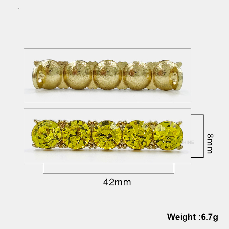 #02 Amarillo Cinco Pedrería Dorada