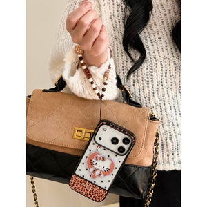 Sang Trọng Long Lanh Kim Cương Phim Hoạt Hình <span class=keywords><strong>Kitty</strong></span> Mèo TPU Chống-Vân Tay Dây Đeo Điện Thoại Di Động Trường Hợp Đối Với 17 16 15 14 13 12 Pro Max - Product Image 5