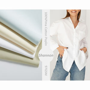 Быстрая доставка 100% pima хлопчатобумажные тканые хлопчатобумажные поплиновые платья рубашки - Product Image 1