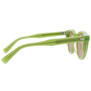 Verano Art Nouveau Retro marco redondo Color caramelo acetato gafas de sol sombrilla UV400 gafas de sol 9632 - Product Image 3