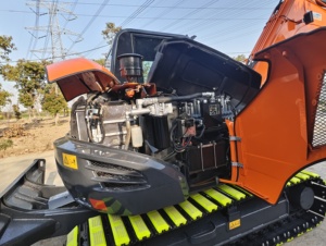 รถขุดตีนตะขาบ Kubota KX080-4 มือสอง สภาพดีเยี่ยม ได้รับการรับรอง EPA CE ชั่วโมงการทำงานต่ำ 8 ตัน รวมเครื่องยนต์ มอเตอร์ และปั๊ม - Product Image 4