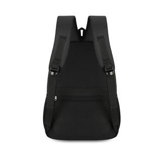 Casual Sports <b>Backpack</b> Large Capacity Unisex <b>Black</b> Arcuate Shoulder Strap Interior Zipper Pocket Business Travel Summer 2025 - Product Image 1