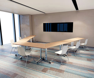 Tavolo Pieghevole OMNI per Seminari e Riunioni Mobili, Tavoli Dinamici per Incontri, Tavolo Ribaltabile e Richiudibile per Formazione in Ufficio - Product Image 4