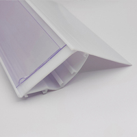 Porte-étiquettes de prix en PVC transparent Huasso, installation facile, pour supermarché, signalétique alimentaire, modèle YX-16+YX-72