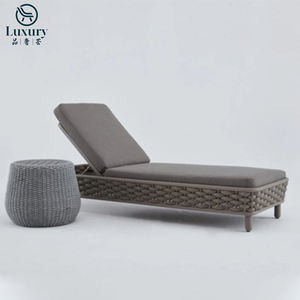 حديث خارجي راتان شمس متسكع ألومنيوم إطار مقاوم للماء حمام سباحة كوع شمس للفندق - Product Image 5