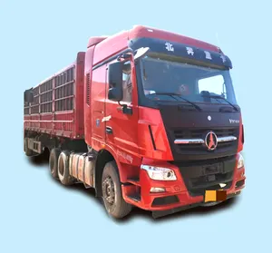 Haute qualité Beiben V3ET 6x4 tracteur camion Euro V manuel benne camion lourd avec moteur Diesel direction gauche boîte de vitesses rapide