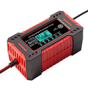 Station de charge intelligente à impulsions 12V6A 72W pour batteries de voiture et de moto, avec affichage LED - Product Image 1