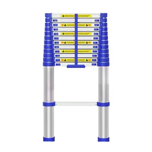 Tangga lipat aluminium teleskopik, tangga ekstensi teleskopik aluminium, tangga anak tangga dapat dilipat, apartemen Modern Foshan 9cm