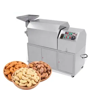 Máquinas tostadoras multifuncionales para asar nueces de sésamo, garbanzo, soja, cacahuete, máquina de lista