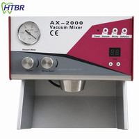 Dental-Labor 2-in-1 Vibrator 2000C+ Gipsmischmaschine 150W Stufenlose Geschwindigkeitsregelung Dualer Dental-Vakuummischer Vibrator