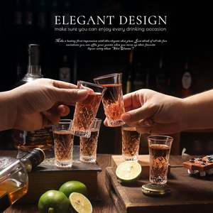 Verres à shot 2oz super mignons, verres à shot ornés, verres à shot fantaisie, base lourde, ensemble de verres à liqueur, tequila, fabriqué au Vietnam - Product Image 3